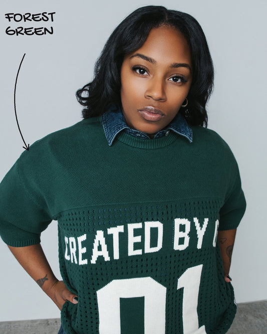 A SHEPHERD'S LOVE JERSEY - FOREST GREEN