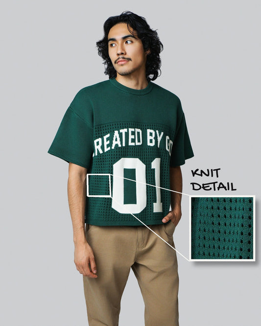 A SHEPHERD'S LOVE JERSEY - FOREST GREEN