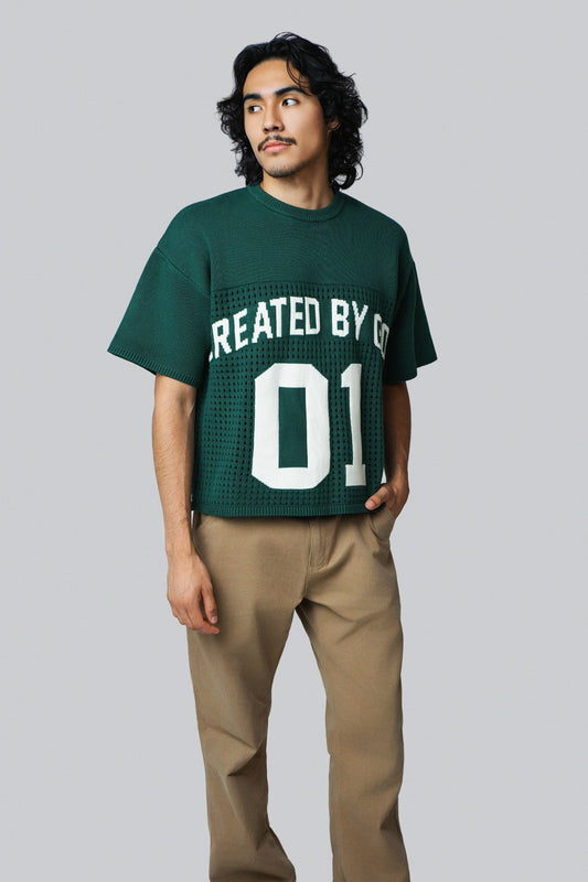 A SHEPHERD'S LOVE JERSEY - FOREST GREEN