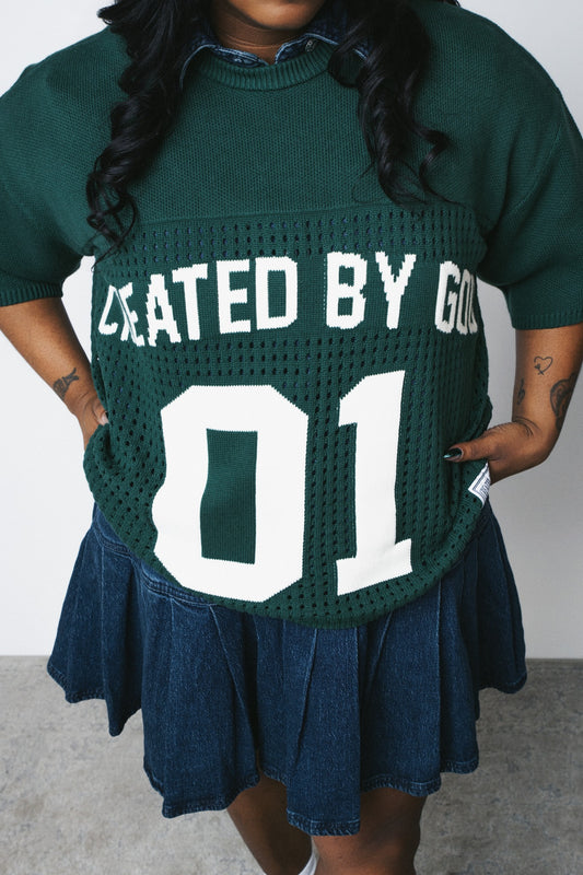 A SHEPHERD'S LOVE JERSEY - FOREST GREEN